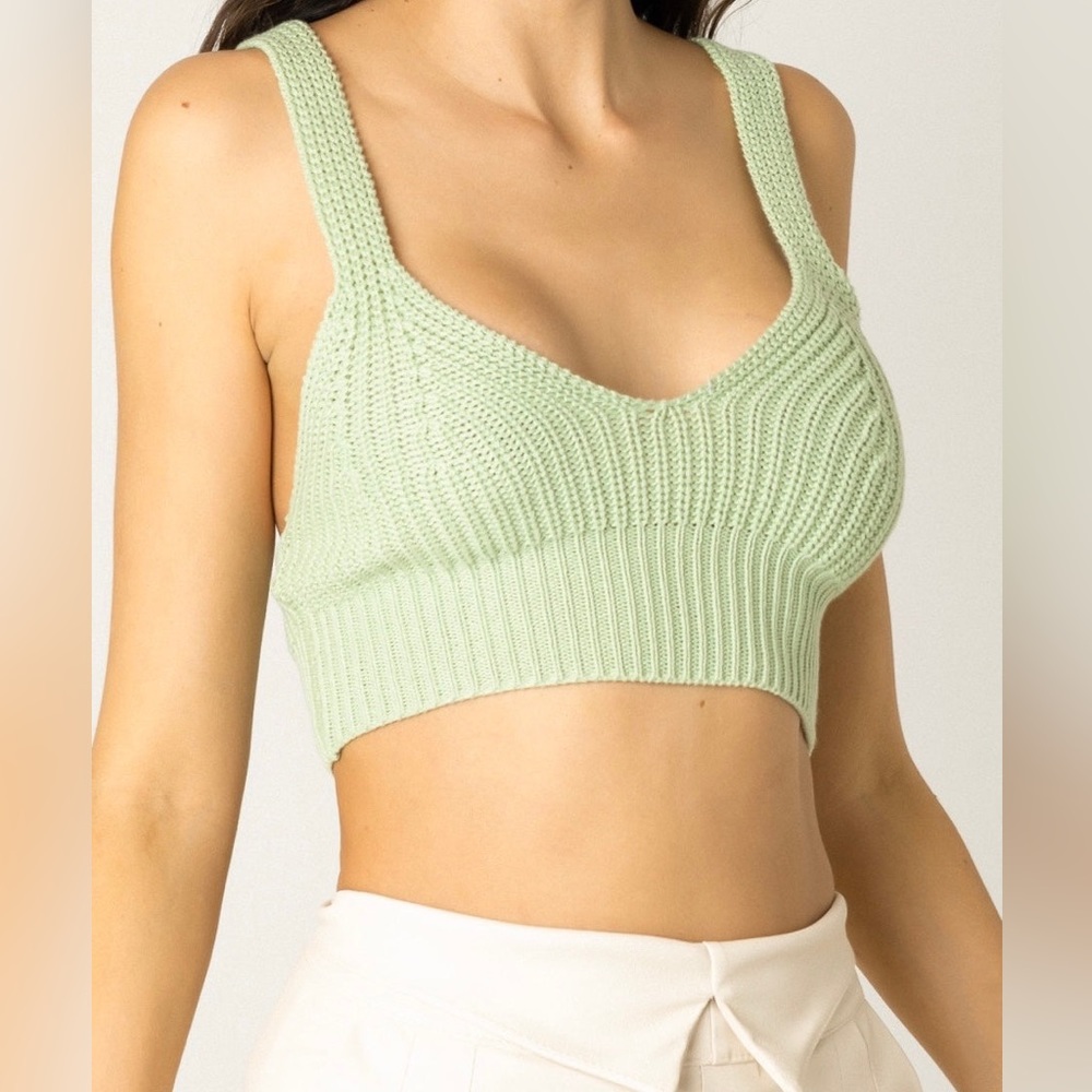ANWND Knit Crop Top | Medium